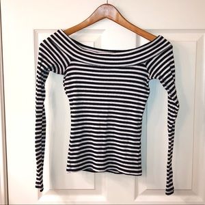 Scoop Neck Striped Hollister Sweater
